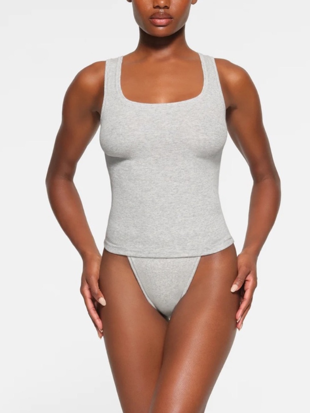 SKIMS Cotton Rib Long Tank